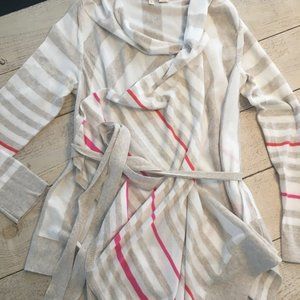 Moth striped wrap sweater (from Anthropologie)
